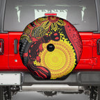 Platypus Aboriginal Art Style Spare Tire Cover