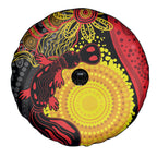 Platypus Aboriginal Art Style Spare Tire Cover