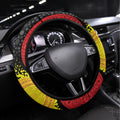 Platypus Aboriginal Art Style Steering Wheel Cover