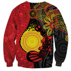Platypus Aboriginal Art Style Sweatshirt