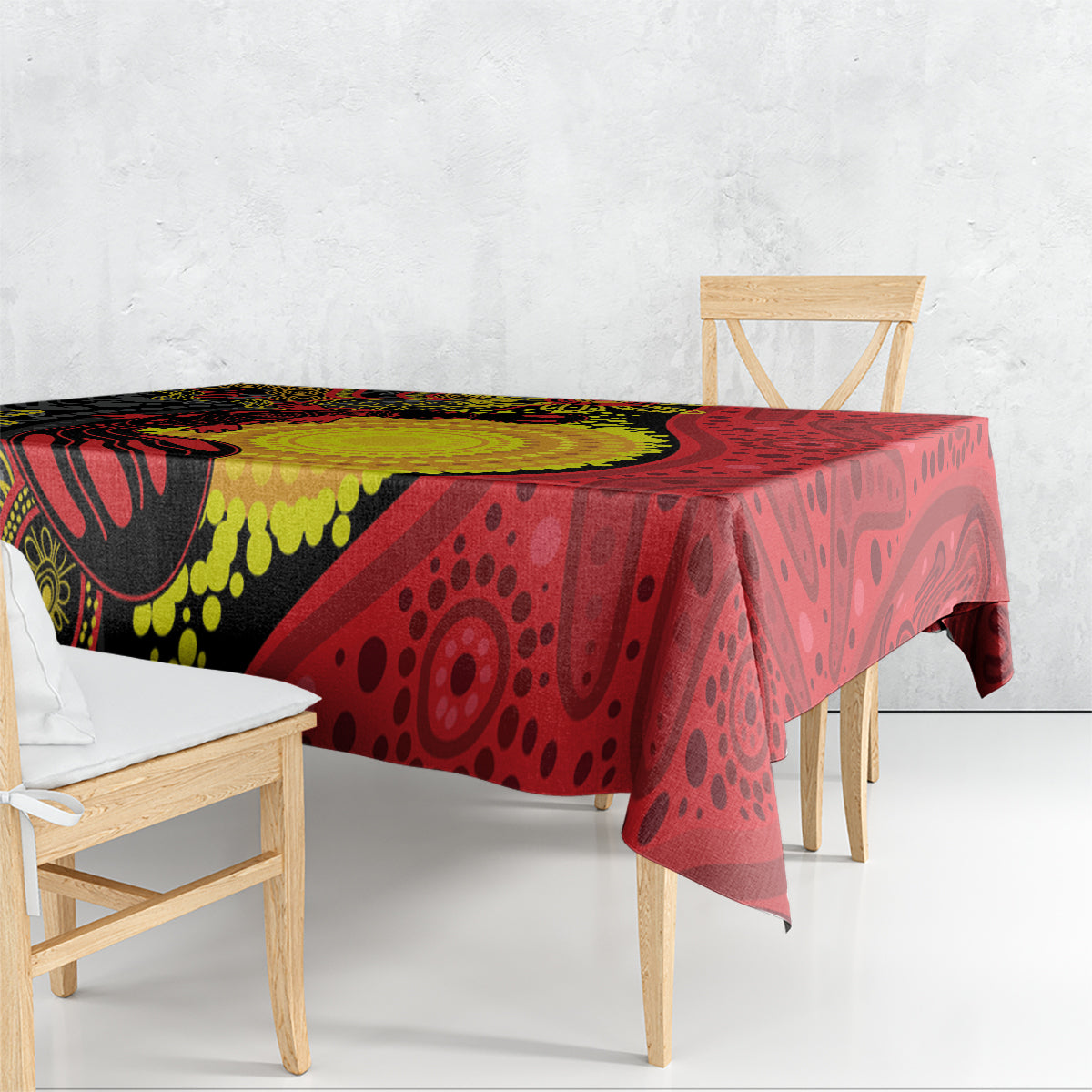 Platypus Aboriginal Art Style Tablecloth
