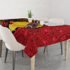 Platypus Aboriginal Art Style Tablecloth