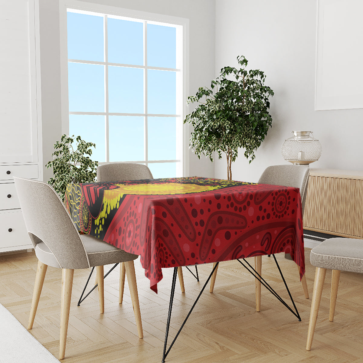 Platypus Aboriginal Art Style Tablecloth