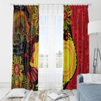 Platypus Aboriginal Art Style Window Curtain