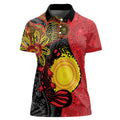 Platypus Aboriginal Art Style Women Polo Shirt
