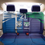 Custom Warriors-Bulldogs Back Car Seat Cover Together Sporty Style