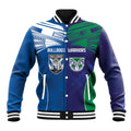 Custom Warriors-Bulldogs Baseball Jacket Together Sporty Style