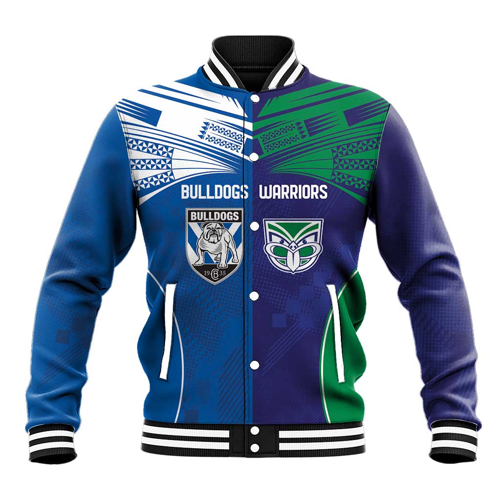 Custom Warriors-Bulldogs Baseball Jacket Together Sporty Style