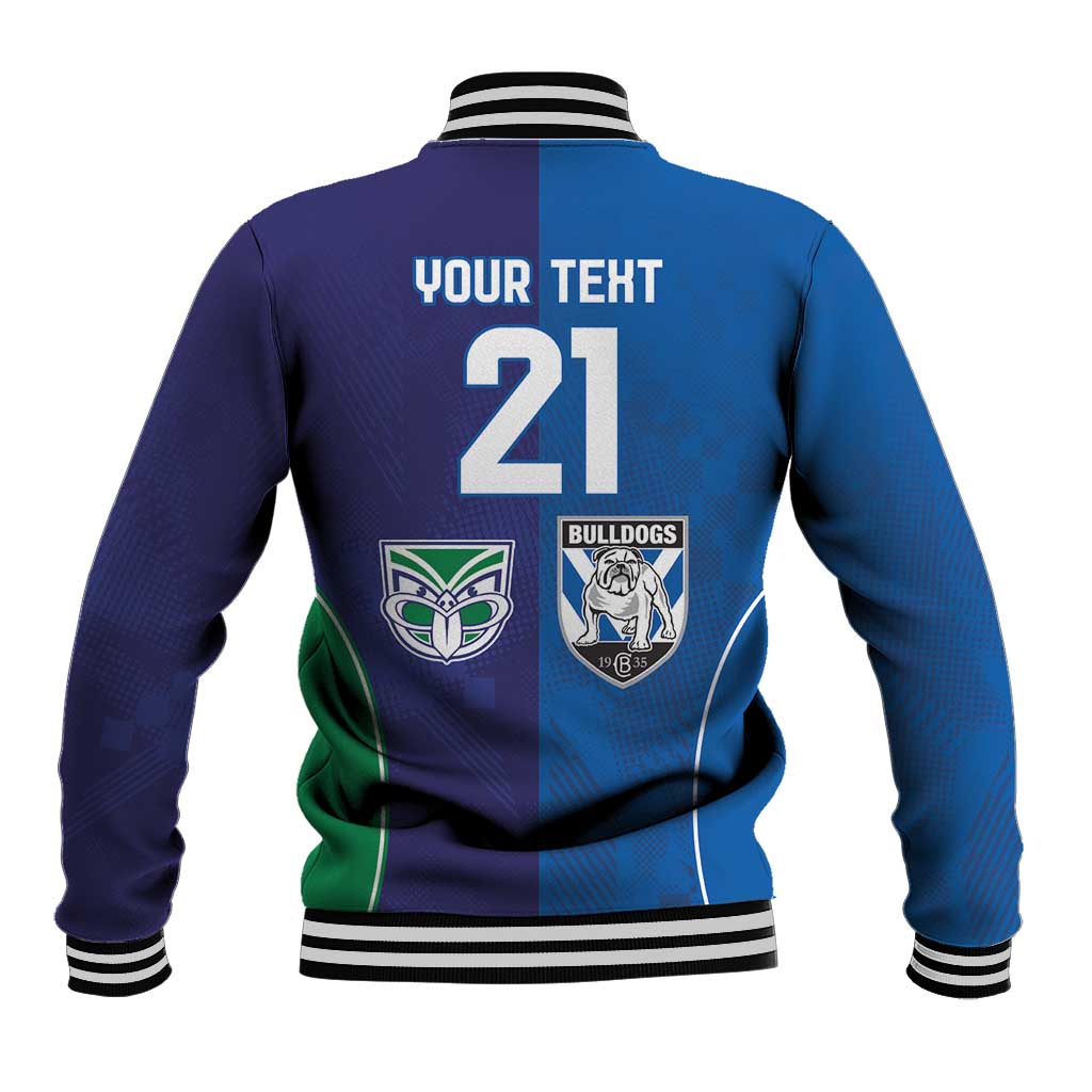 Custom Warriors-Bulldogs Baseball Jacket Together Sporty Style