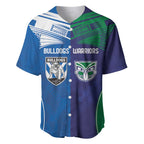Custom Warriors-Bulldogs Baseball Jersey Together Sporty Style