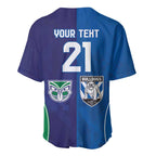 Custom Warriors-Bulldogs Baseball Jersey Together Sporty Style