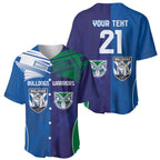 Custom Warriors-Bulldogs Baseball Jersey Together Sporty Style