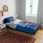 Custom Warriors-Bulldogs Bedding Set Together Sporty Style