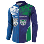 Custom Warriors-Bulldogs Button Sweatshirt Together Sporty Style