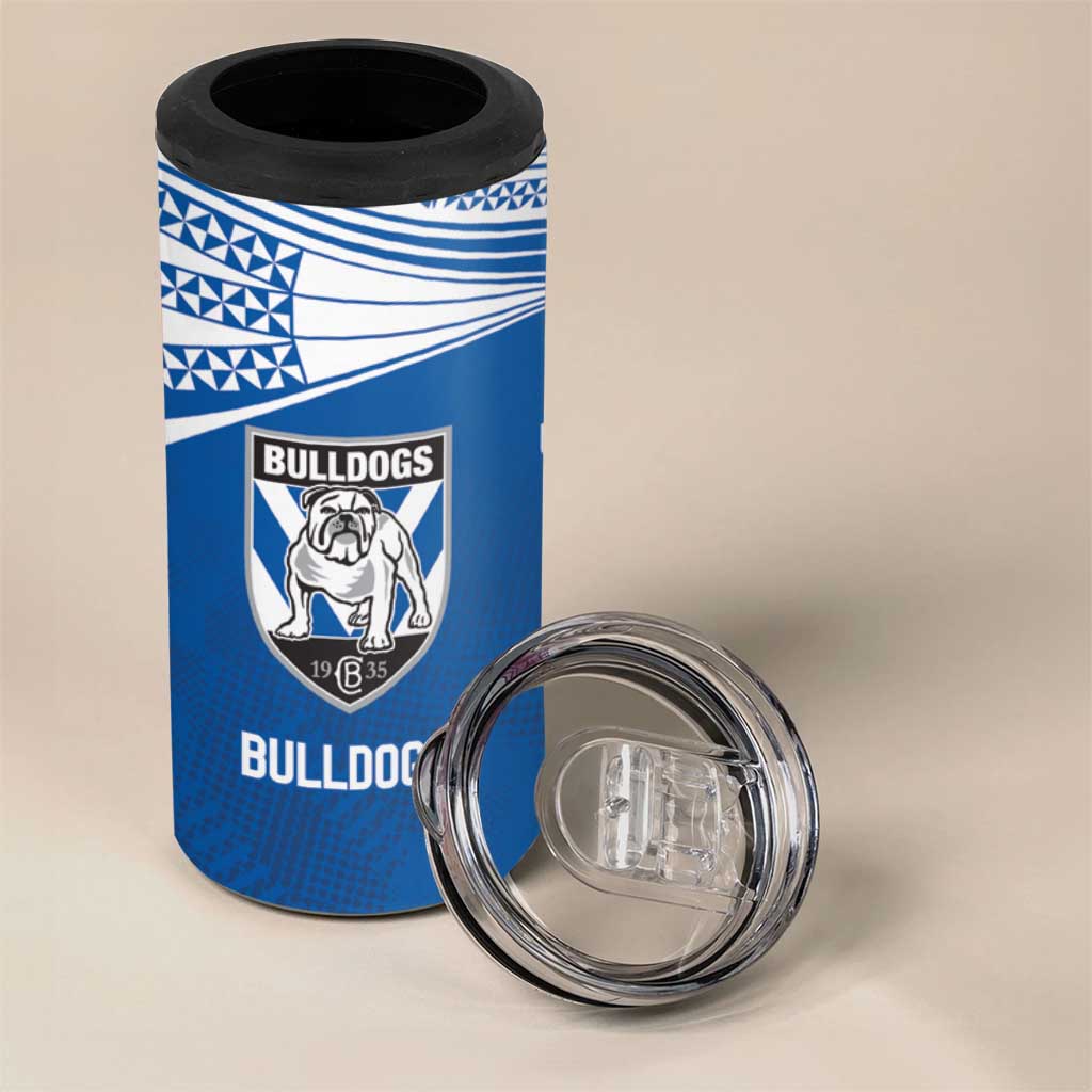 Custom Warriors-Bulldogs 4 in 1 Can Cooler Tumbler Together Sporty Style