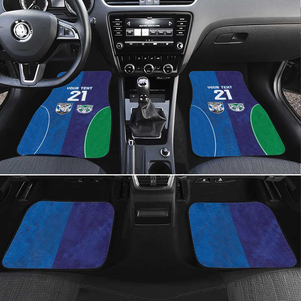 Custom Warriors-Bulldogs Car Mats Together Sporty Style