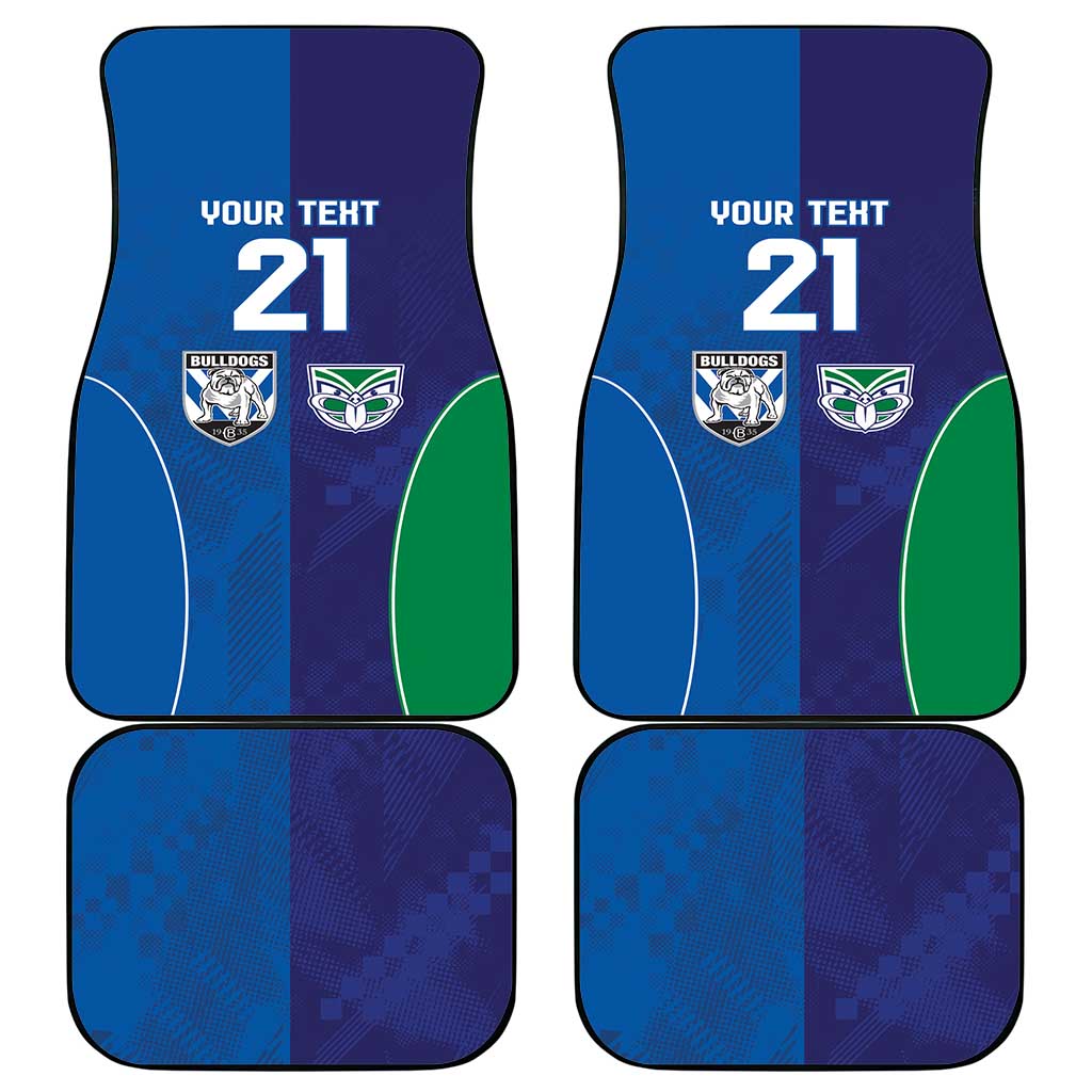 Custom Warriors-Bulldogs Car Mats Together Sporty Style