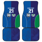 Custom Warriors-Bulldogs Car Mats Together Sporty Style