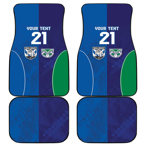 Custom Warriors-Bulldogs Car Mats Together Sporty Style