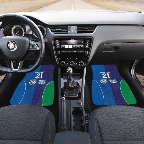 Custom Warriors-Bulldogs Car Mats Together Sporty Style