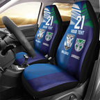 Custom Warriors-Bulldogs Car Seat Cover Together Sporty Style