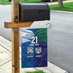 Custom Warriors-Bulldogs Garden Flag Together Sporty Style