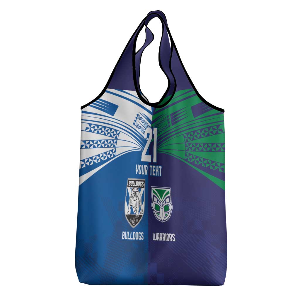 Custom Warriors-Bulldogs Grocery Bag Together Sporty Style