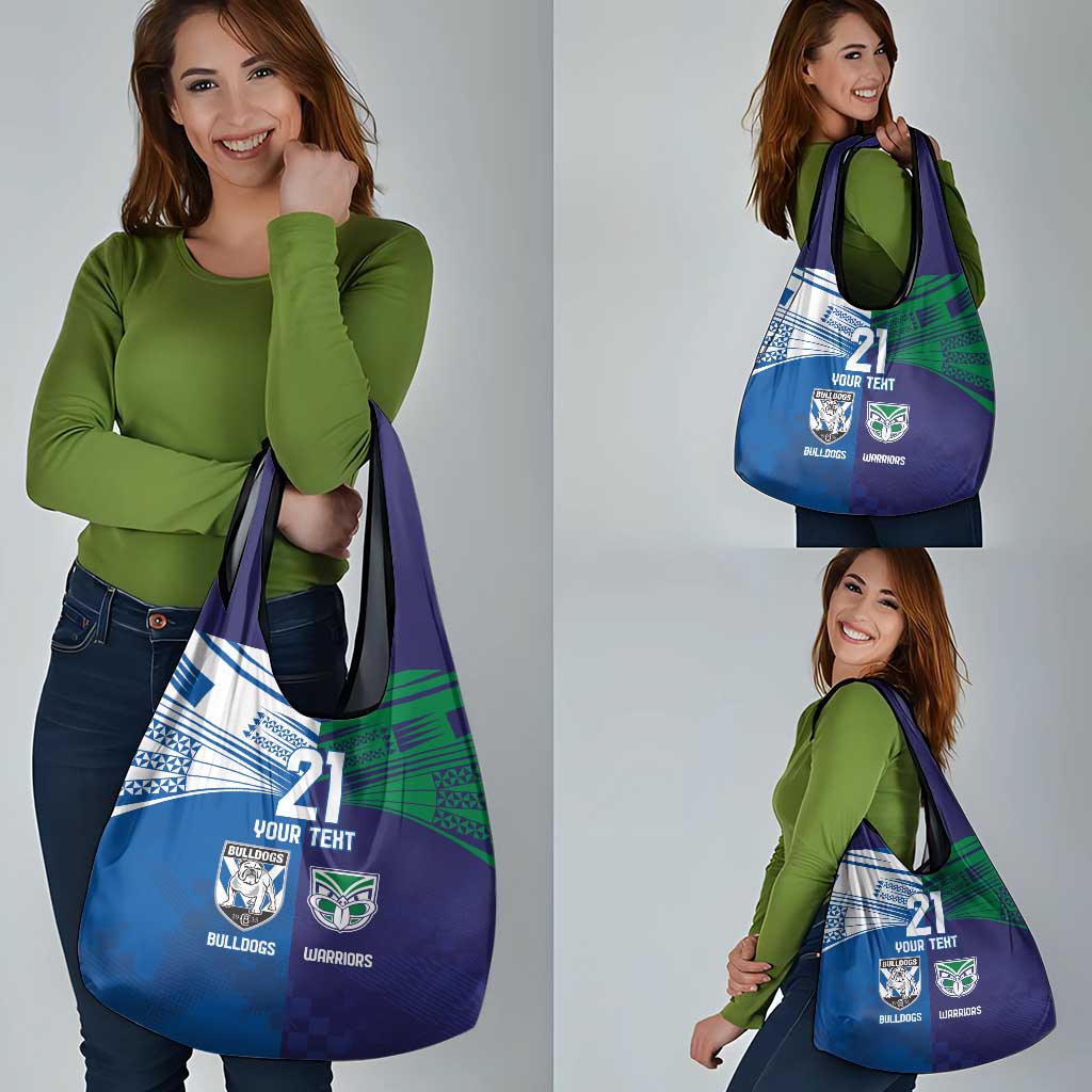 Custom Warriors-Bulldogs Grocery Bag Together Sporty Style
