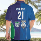 Custom Warriors-Bulldogs Hawaiian Shirt Together Sporty Style