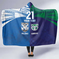 Custom Warriors-Bulldogs Hooded Blanket Together Sporty Style