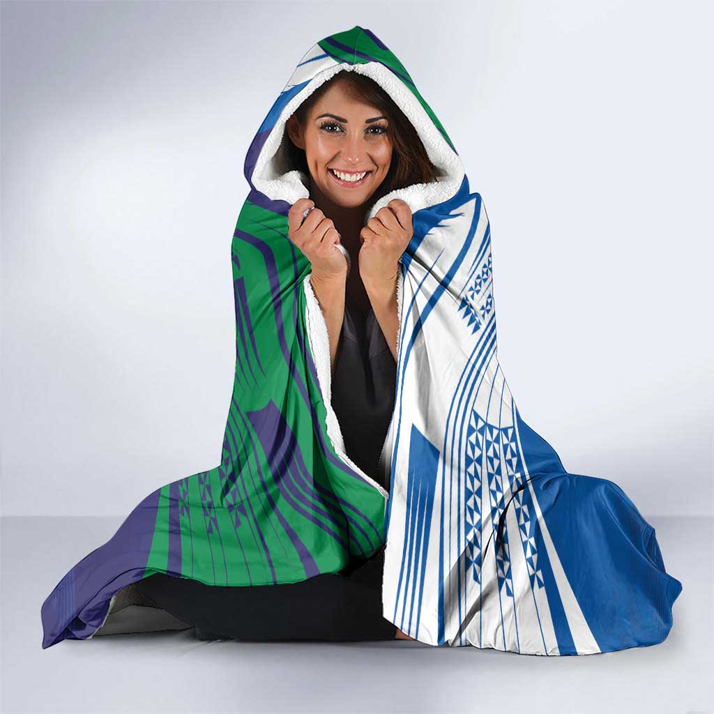 Custom Warriors-Bulldogs Hooded Blanket Together Sporty Style