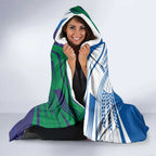 Custom Warriors-Bulldogs Hooded Blanket Together Sporty Style