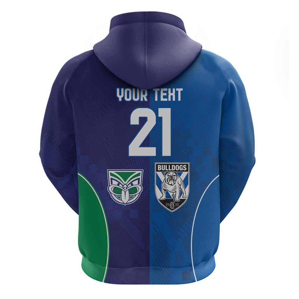 Custom Warriors-Bulldogs Hoodie Together Sporty Style