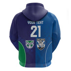 Custom Warriors-Bulldogs Hoodie Together Sporty Style