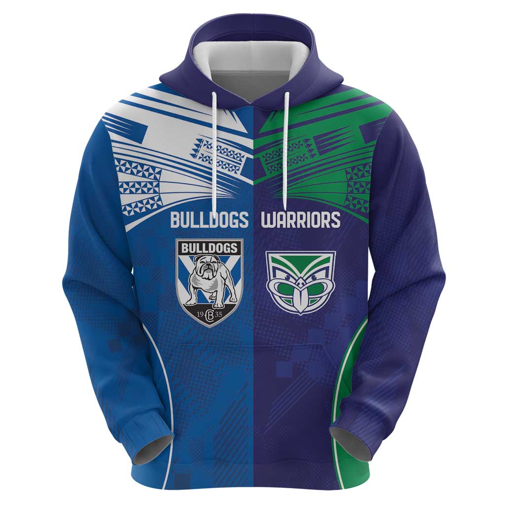 Custom Warriors-Bulldogs Hoodie Together Sporty Style