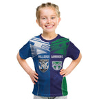 Custom Warriors-Bulldogs Kid T Shirt Together Sporty Style