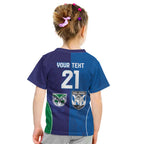 Custom Warriors-Bulldogs Kid T Shirt Together Sporty Style