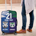 Custom Warriors-Bulldogs Luggage Cover Together Sporty Style