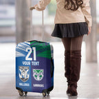 Custom Warriors-Bulldogs Luggage Cover Together Sporty Style