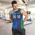 Custom Warriors-Bulldogs Men Tank Top Together Sporty Style