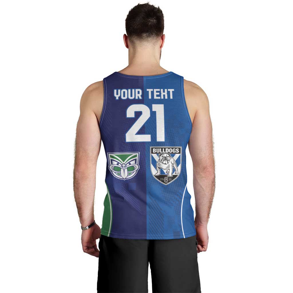 Custom Warriors-Bulldogs Men Tank Top Together Sporty Style