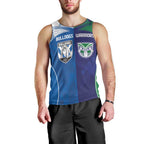 Custom Warriors-Bulldogs Men Tank Top Together Sporty Style