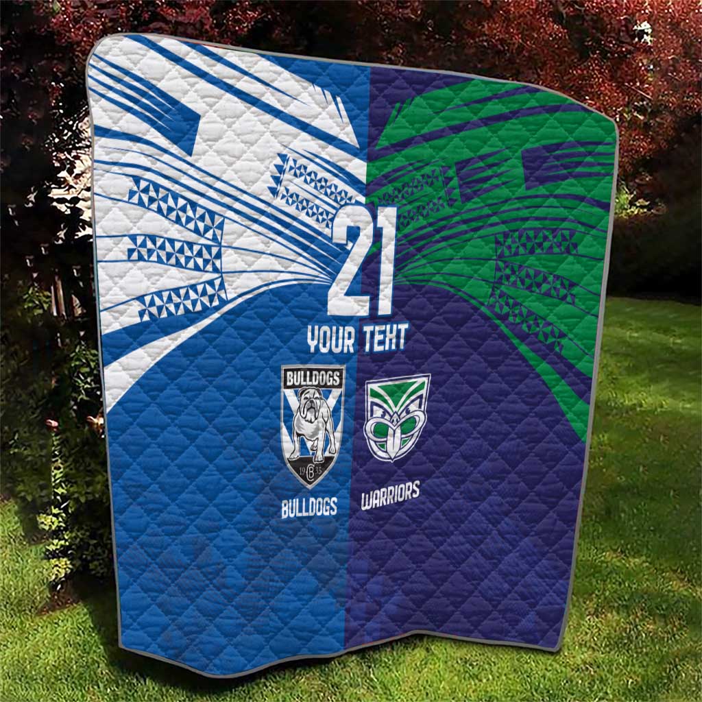 Custom Warriors-Bulldogs Quilt Together Sporty Style