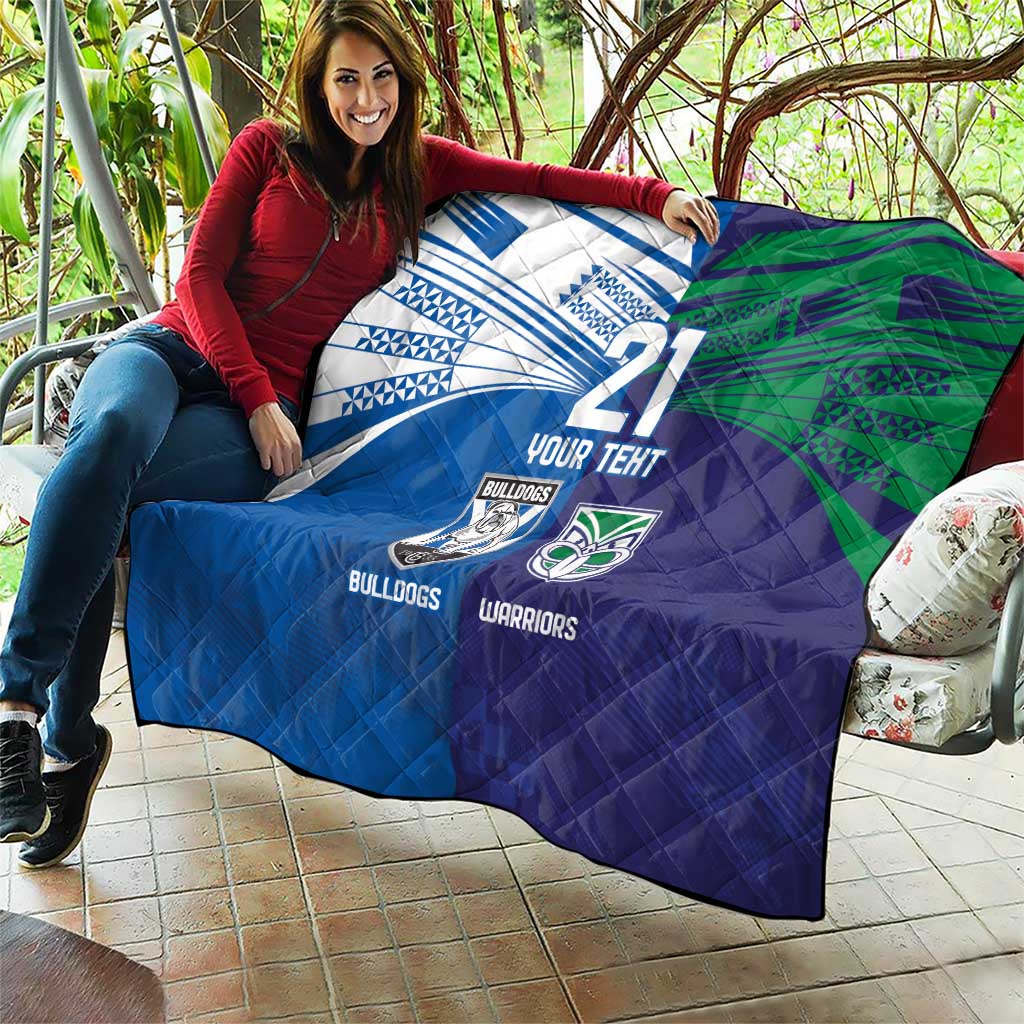 Custom Warriors-Bulldogs Quilt Together Sporty Style
