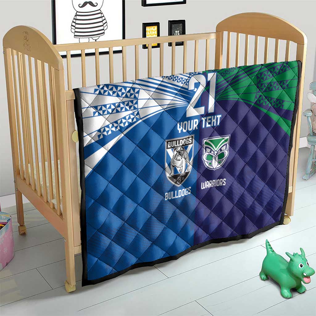 Custom Warriors-Bulldogs Quilt Together Sporty Style