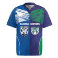 Custom Warriors-Bulldogs Rugby Jersey Together Sporty Style