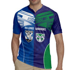 Custom Warriors-Bulldogs Rugby Jersey Together Sporty Style