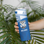 Custom Warriors-Bulldogs Skinny Tumbler Together Sporty Style