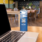 Custom Warriors-Bulldogs Skinny Tumbler Together Sporty Style