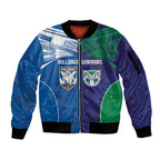 Custom Warriors-Bulldogs Sleeve Zip Bomber Jacket Together Sporty Style